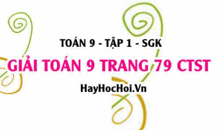 Giải Toán 9 trang 79 tập 1 Chân trời sáng tạo SGK